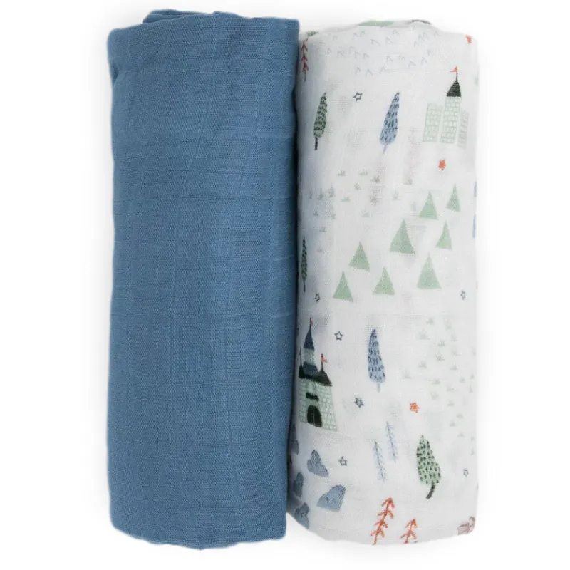 Clearance Muslin Deluxe Swaddle - 2 Pack Swaddles
