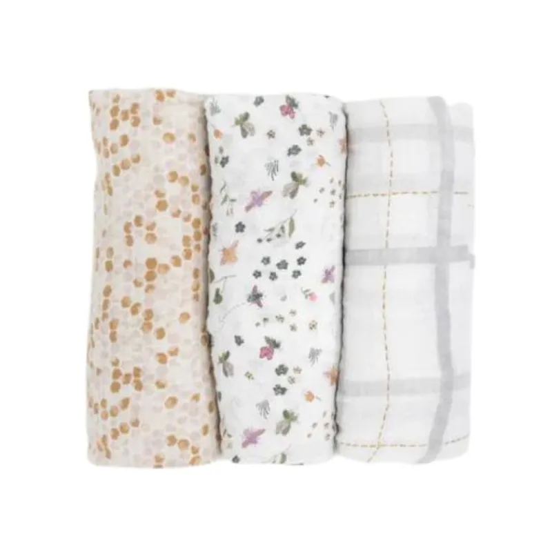 Outlet Muslin Swaddle - 3 Pack Swaddles