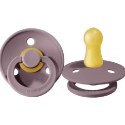 Clearance Natural Rubber Colour Pacifier - 2 Pack Pacifiers