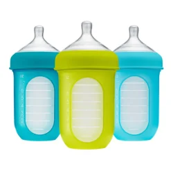 Best NURSH Silicone Bottle 3 Pack - 8oz Bottle Feeding