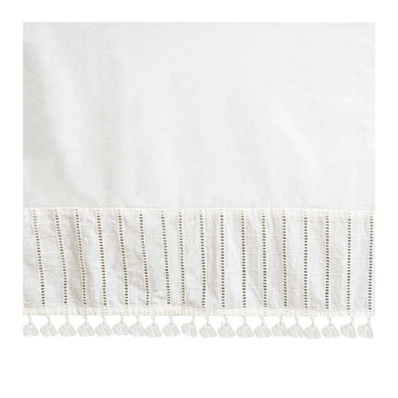 Online Off-White Boho Crib Skirt Bedding