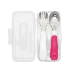 Hot On-the-Go Fork & Spoon Set with Case Tableware