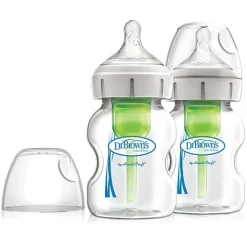 Best Options+ 5oz Glass Wide-Neck Bottle - 2 Pack Bottle Feeding
