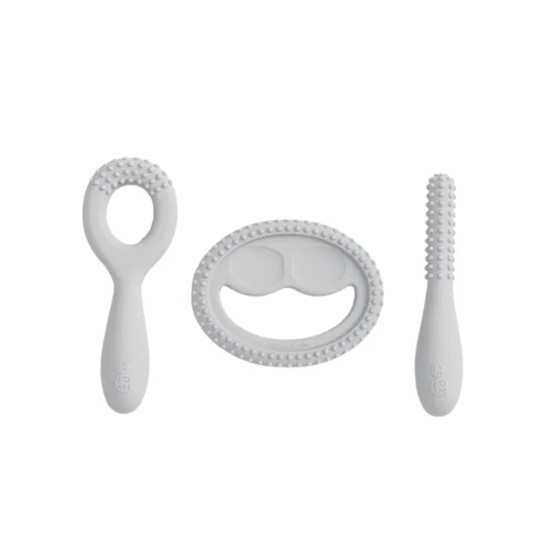 New Oral Development Tools - 3 Pack Silicone Teethers