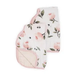 Sale Organic Burp Cloth - 2 Pack Bibs & Burp Cloths