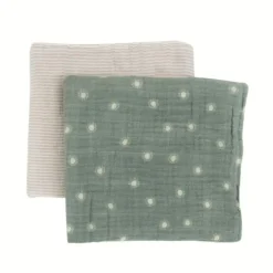 Hot Organic Cotton Muslin Swaddle Blanket - 2 Pack Swaddles