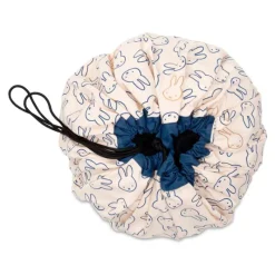 Hot Organic Cotton Soft Storage Bag and Activity Mat Activity Toys