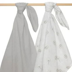 New Organic Muslin Swaddle - 2 Pack Swaddles