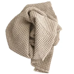 Hot Organic Waffle Knit Blanket Bedding