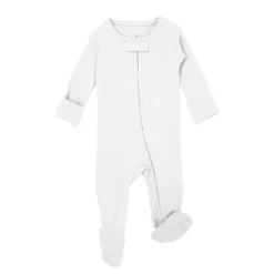 Outlet Organic 2-Way Zipper Baby Footie Sleepers