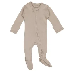 Outlet Organic 2-Way Zipper Baby Footie Sleepers