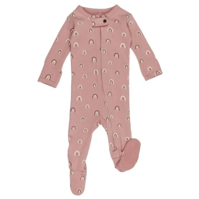 Outlet Organic Zipper Footed Sleeper - Patterns Sleepers|Pajamas