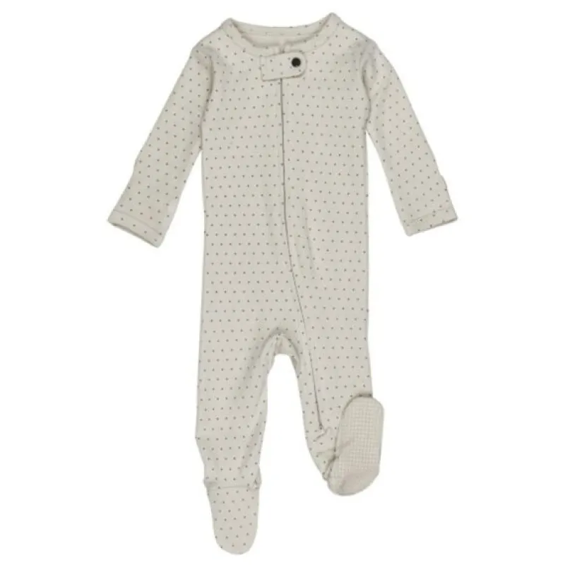 Outlet Organic Zipper Footed Sleeper - Patterns Sleepers|Pajamas