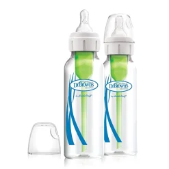 Sale 8oz Options+ Glass Narrow Bottles - 2 Pack Bottle Feeding