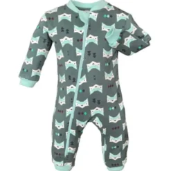 Clearance Patterned Organic Footless Sleepers Sleepers