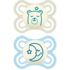 Perfect Night Orthodontic Pacifier - 0-6 Months - 2 Pack Pacifiers