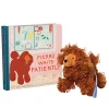 New Pierre Waits Patiently Baby and Toddler Board Book + Poodle Stuffed Animal Dog Gift Set Plush Toys