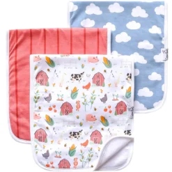 Sale Premium Burp Cloths - 3 Pack Bibs & Burp Cloths