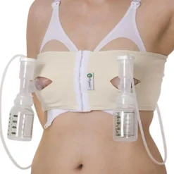 Clearance Hands Free Pumping Bra - Natural Nursing Bras & Tanks