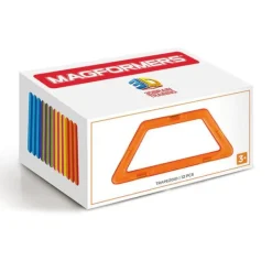 New Rainbow Magnetic Shapes - 12 Pieces Building Toys