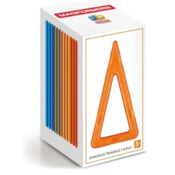 New Rainbow Magnetic Shapes - 12 Pieces Building Toys