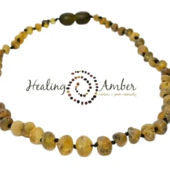 Clearance Raw Baltic Amber Teething Necklace - 11 inch Teething Necklaces