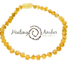 Clearance Raw Baltic Amber Teething Necklace - 11 inch Teething Necklaces