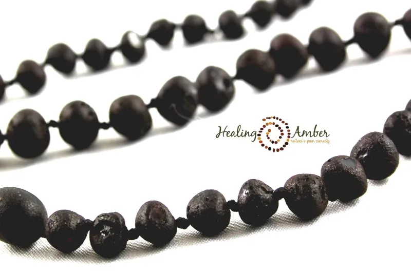 Clearance Raw Baltic Amber Teething Necklace - 11 inch Teething Necklaces