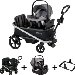 New Renegade Wagon + Willow S Infant Car Seat Bundle Travel Systems|Wagons