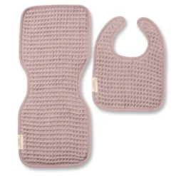 Hot Reversible Bib + Burp Set Bibs & Burp Cloths