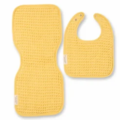 Hot Reversible Bib + Burp Set Bibs & Burp Cloths
