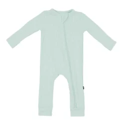Hot Ribbed Bamboo Zippered Romper Sleepers
