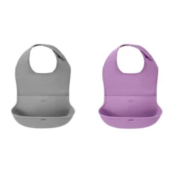 Clearance Roll Up Bib - 2 Pack Bibs & Burp Cloths