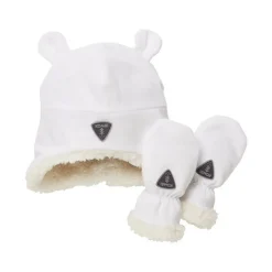 Hot Sherpa Toque and Mittens Set Hats