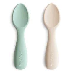 New Silicone Toddler Starter Spoons 2-Pack Tableware