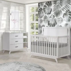 Sale Sissi Convertible Crib + 3 Drawer Combo Dresser Set Cribs|Dressers