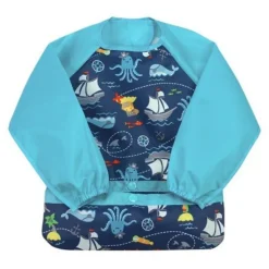 Online Snap + Go Easy-Wear Long Sleeve Bibs Bibs & Burp Cloths