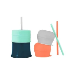 Online Snug Straw with Lids and Cup - 3 Pack Tableware
