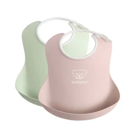New Soft Bib - 2 Pack Bibs & Burp Cloths