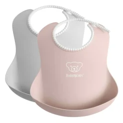 New Soft Bib - 2 Pack Bibs & Burp Cloths