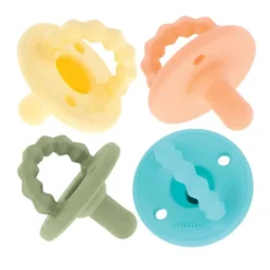 Discount Softees Pacifier and Teether Set - 4 Pack Pacifier Sets|Silicone Teethers