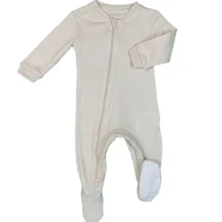 Outlet Solid Organic Footed Sleepers Sleepers