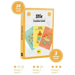 Hot Stix Creative Cards Set Building Toys