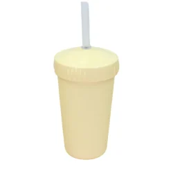 Clearance Straw Cup with Lid Tableware
