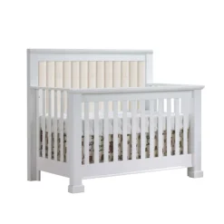 Clearance Taylor 5-in-1 Convertible Crib with Fabric Panel Cribs