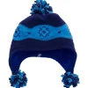 New Terry Pom Hat - Navy/Blue - Large Hats
