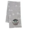The Child/Baby Yoda Gray Fleece Baby Blanket Bedding