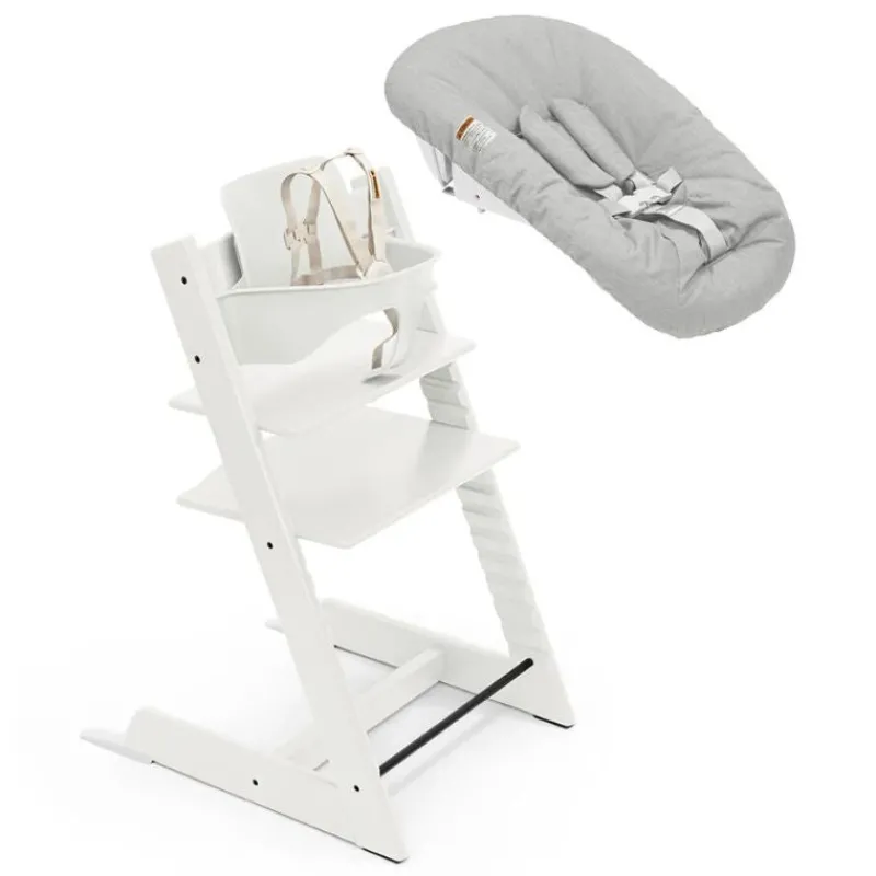 New Tripp Trapp High Chair2 with Cushion, Newborn Set and Tray High Chairs