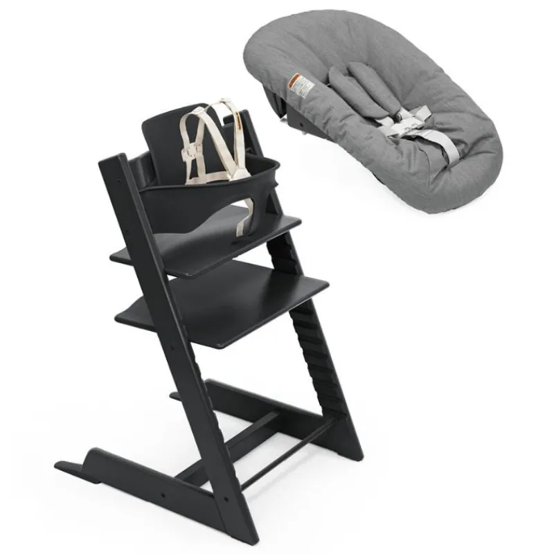 New Tripp Trapp High Chair2 with Cushion, Newborn Set and Tray High Chairs