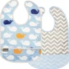 New Waterproof Clean Bibs - 2 Pack Bibs & Burp Cloths